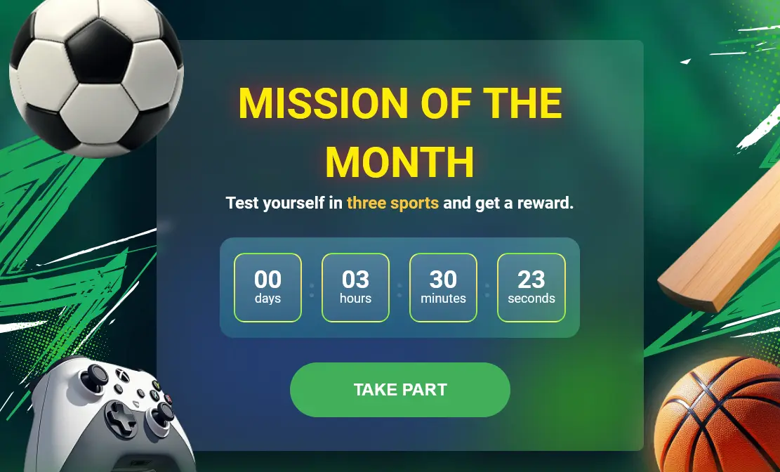 Completing the Full 22Bet Monthly Mission